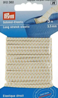 Prym Käsityötarvikkeet>Kuminauha 3,5Mm 5M Valkoinen