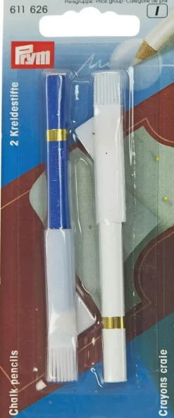 Prym Käsityötarvikkeet>Liitukyna Ja Pensseli Valkoinen/Sininen