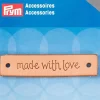 Prym Käsityötarvikkeet>Nahkamerkki Made With Love
