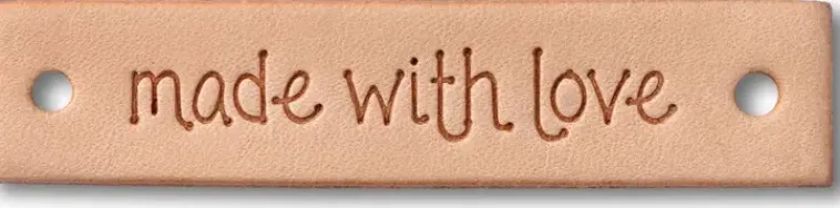 Prym Käsityötarvikkeet>Nahkamerkki Made With Love