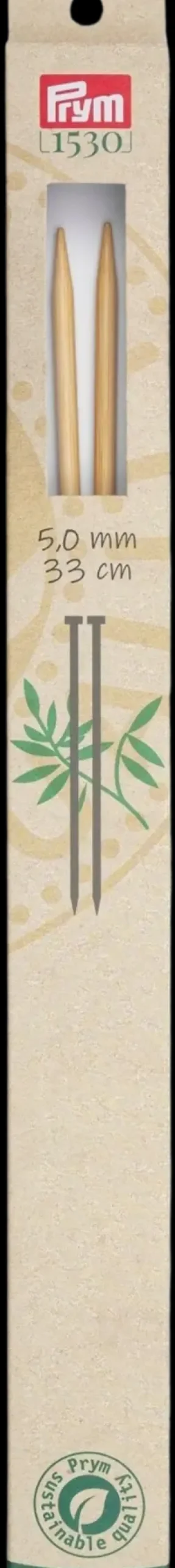 Prym Käsityötarvikkeet>Neulepuikko 5,0 33Cm Bambua