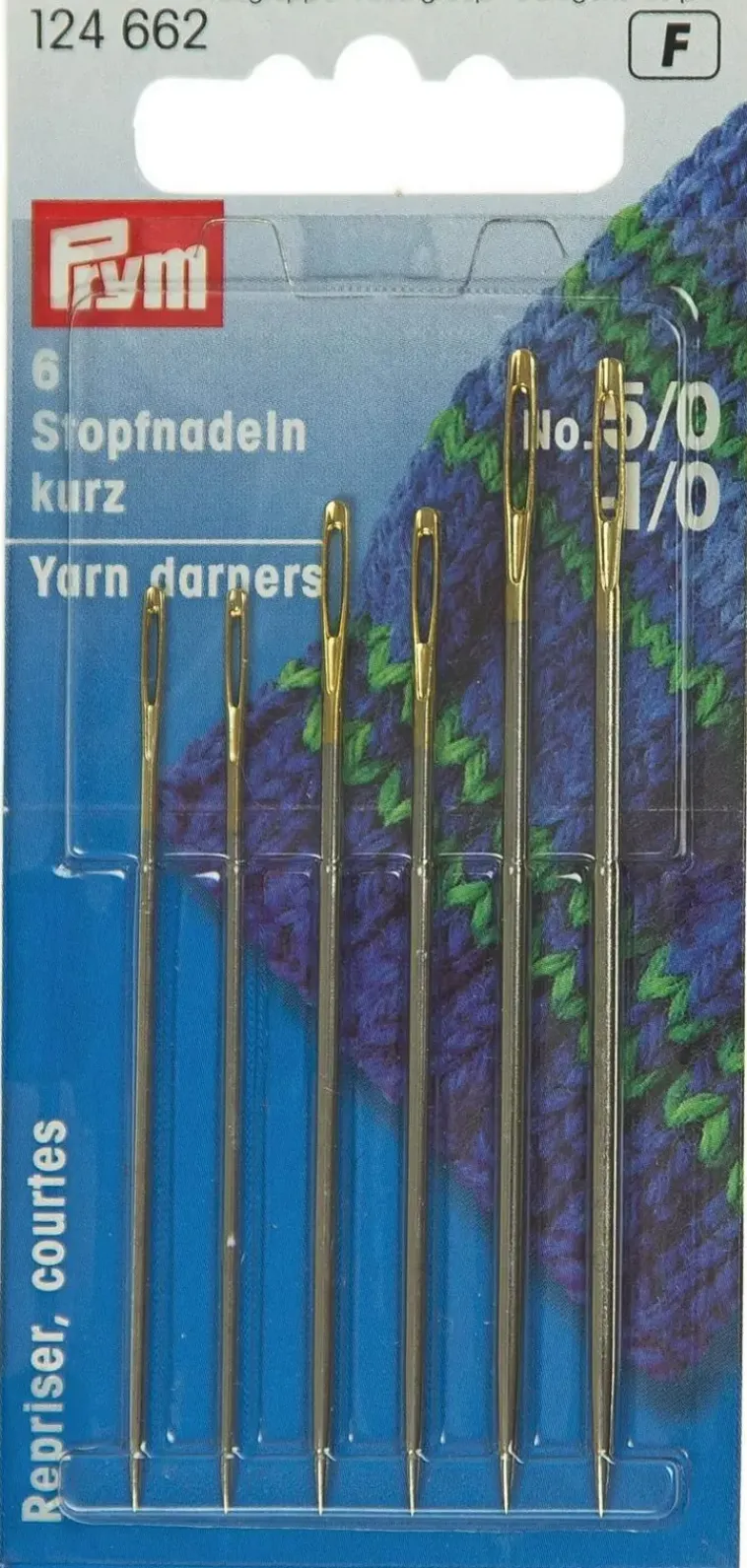 Prym Käsityötarvikkeet>Parsinneulalajitelma Lyhyt 5/0-1/0