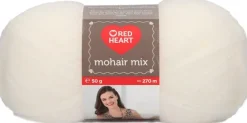 Red Heart Käsityötarvikkeet>Prym Neulelanka Mohair Mix 50G Valkoinen