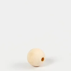 Ei merkkiä Askartelutarvikkeet<Puuhelmi 15Mm, Kasittelematon, 20Kpl