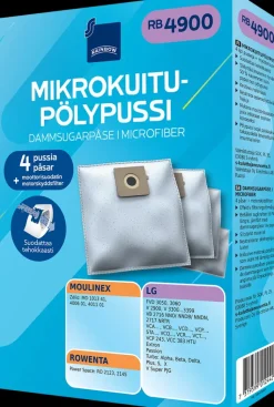 Rainbow Imurit Ja Tarvikkeet<Polypussi Rb4900 4Kpl + Moottorisuodatin