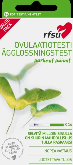 RFSU Muut Kauneuden- Ja Terveydenhoitolaitteet<Ovulaatiotesti 14Kpl