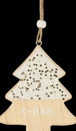 NNX Sesonkijuhlatarvikkeet></noscript>Roikkuva Puukoriste Glitterilla, Erilaisia