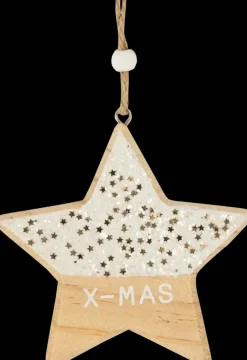 NNX Sesonkijuhlatarvikkeet></noscript>Roikkuva Puukoriste Glitterilla, Erilaisia