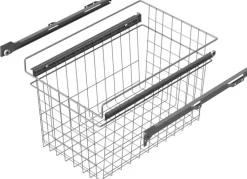 Lanka ja Muovi Eteiskalusteet<Rullakiskokori Lm611 Hopeanharmaa (L366-370, S500, K320 Mm)