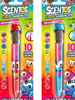 Scentos Toimistotarvikkeet>Tuoksuva Sateenkaari 10-Kyna, 3 Eril.Lajit