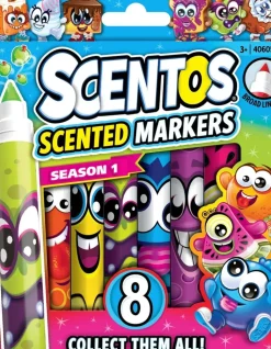 Scentos Toimistotarvikkeet>Tuoksuvat Tussit 8Kpl/Pkt