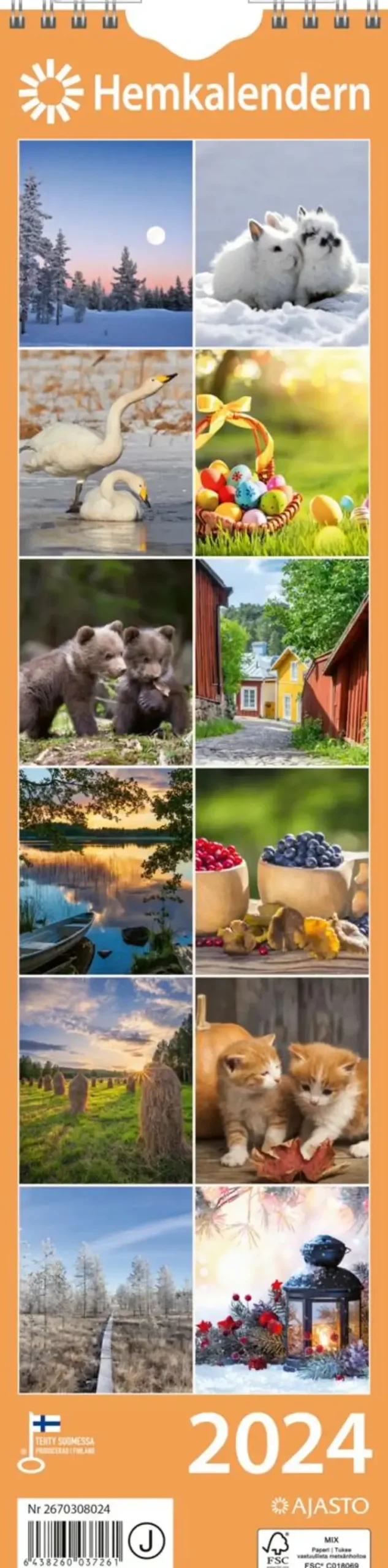 Ajasto Kalenterit>Seinakalenteri Kotimuistio/Hemkalendern