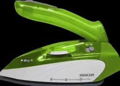 Sencor Silitysraudat Ja Vaatehöyrystimet<Matkasilitysrauta Kulkee Helposti Ja Vaivatta Mukana. 1.100W Ja Keraaminen Pohjalevy Takaavat Hyva Silitystuloksen. Pitka 1,9M Johto, Drip-Stop Ja Pysty Hyory -Toiminnot.