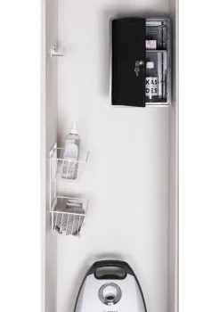 Lanka ja Muovi Säilytyskalusteet<Siivouskomerosarja Lm 872: Lukittava Kemikaalikaappi + Sarjakori + Ylakaari Imuriletkulle