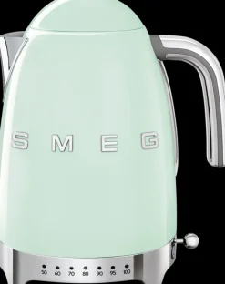 Smeg Kahvi Ja Tee<Mintunvihrea Vedenkeitin Lampotilansaadolla Klf04Pgeu