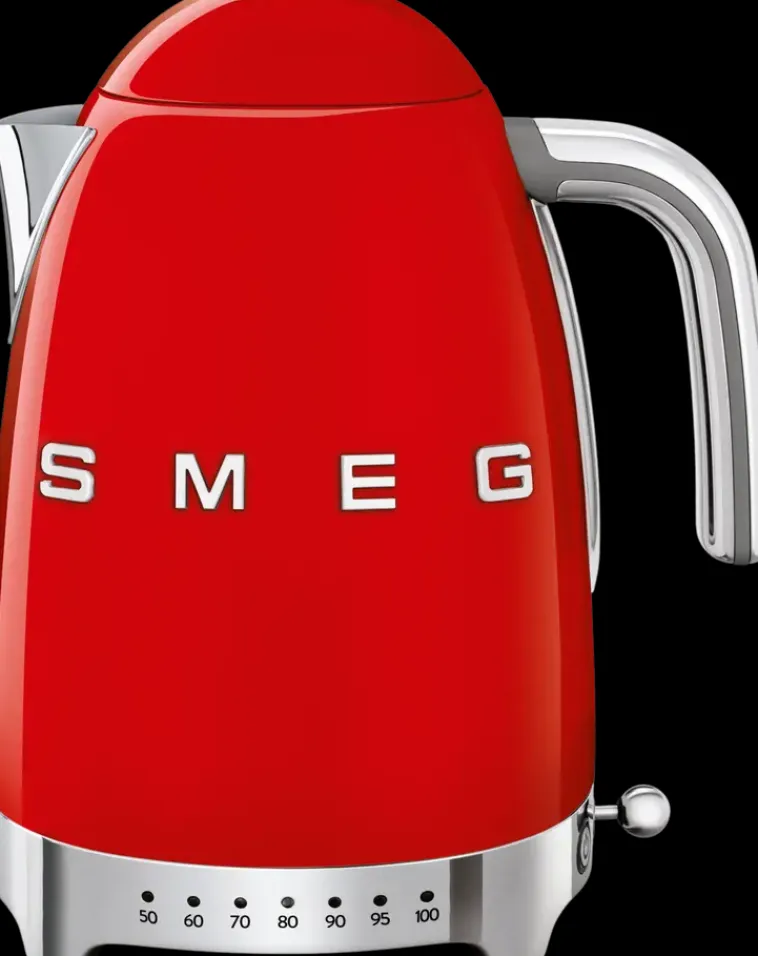 Smeg Kahvi Ja Tee<Punainen Vedenkeitin Lampotilansaadolla Klf04Rdeu