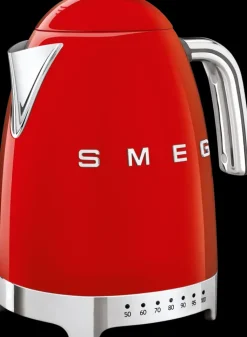 Smeg Kahvi Ja Tee<Punainen Vedenkeitin Lampotilansaadolla Klf04Rdeu