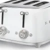 Smeg Kypsentäminen<Tsf03Sseu 4-Viipaleen Leivanpaahdin Teras