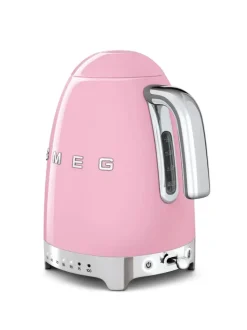 Smeg Kahvi Ja Tee<Vaaleanpunainen Vedenkeitin Lampotilansaadolla Klf04Pkeu