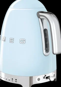Smeg Kahvi Ja Tee<Vaaleansininen Vedenkeitin Lampotilansaadolla Klf04Pbeu