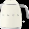 Smeg Kahvi Ja Tee<Vedenkeitin Klf05Creu 0,8 Litraa, Kermanvalkoinen