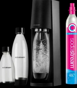 SodaStream Vesi Ja Juomat<Terra Hiilihapotuslaite, Musta Value Pack