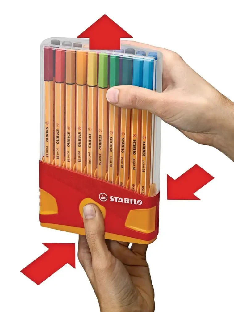 STABILO Toimistotarvikkeet>Point Kuitukyna Color Parade 88, 20 Varia