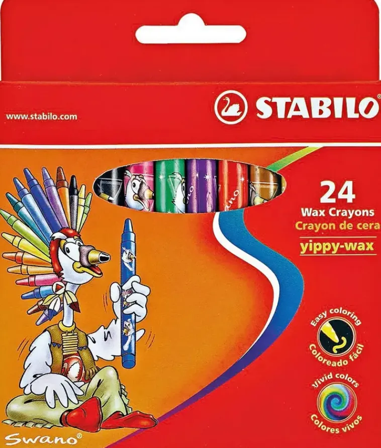 STABILO Toimistotarvikkeet>Vahaliitu Yippy-Wax 24 Varia