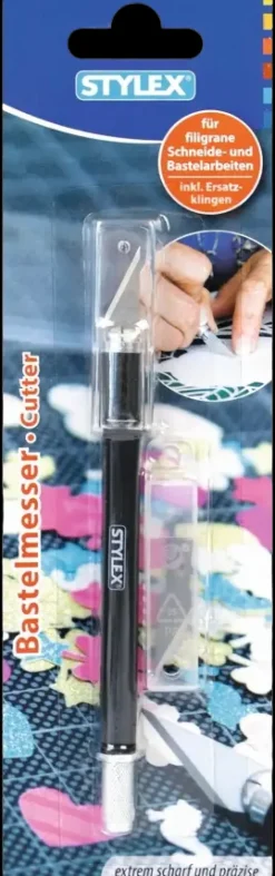 Stylex Askartelutarvikkeet<Askarteluveitsi + 3Kpl Varateria