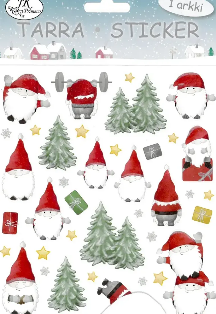 J.K. Primeco Askartelutarvikkeet>Tarra-Arkki Hauskat Tontut