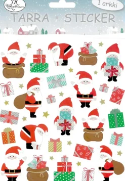 J.K. Primeco Askartelutarvikkeet>Tarra-Arkki Joulupukki Ja Lahjat