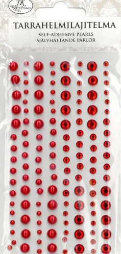 J.K. Primeco Askartelutarvikkeet>Tarrahelmilajitelma Punainen