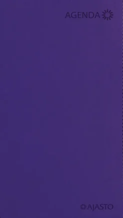 Ajasto Kalenterit>Taskukalenteri Agenda Horizontal, Liila
