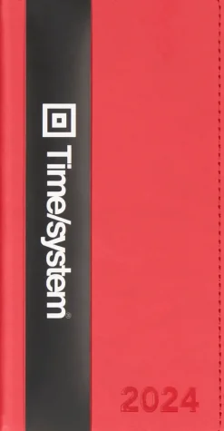 TimeSystem Kalenterit>Taskukalenteri Time System Classic Punainen 2024