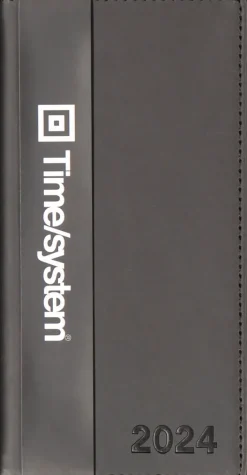 TimeSystem Kalenterit>Taskukalenteri Time System Classic Musta 2024