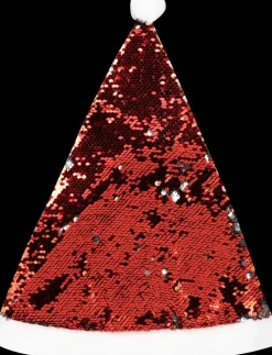 NNX Sesonkijuhlatarvikkeet>Tonttulakki Kaantopaljeteilla 40 Cm