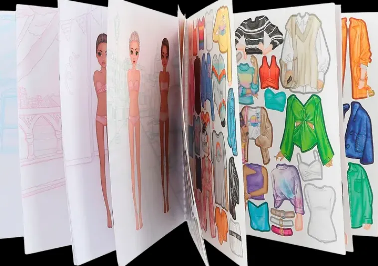 TOPModel Askartelutarvikkeet<Dress Me Up Tarrakirja