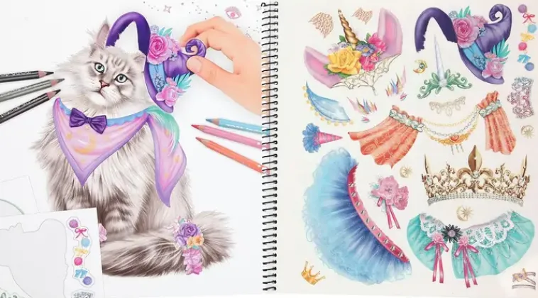 TOPModel Askartelutarvikkeet>Kitty Suunnittelukirja Moonlight