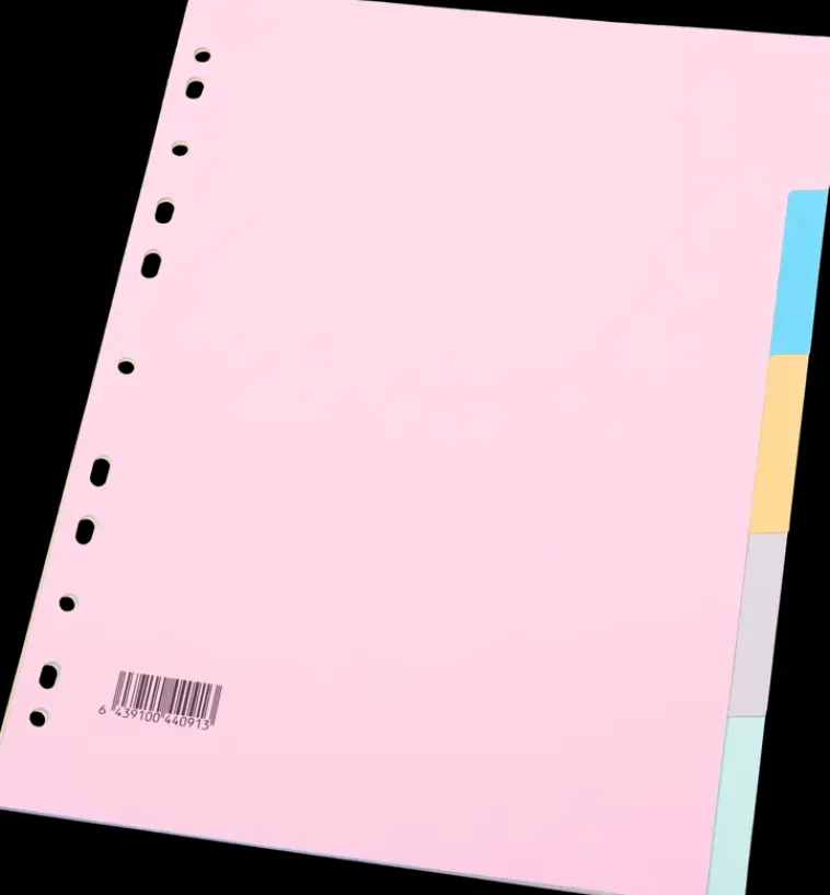 Walki Paperitarvikkeet>Valilehti A4 1-5 Jakoinen Varillinen