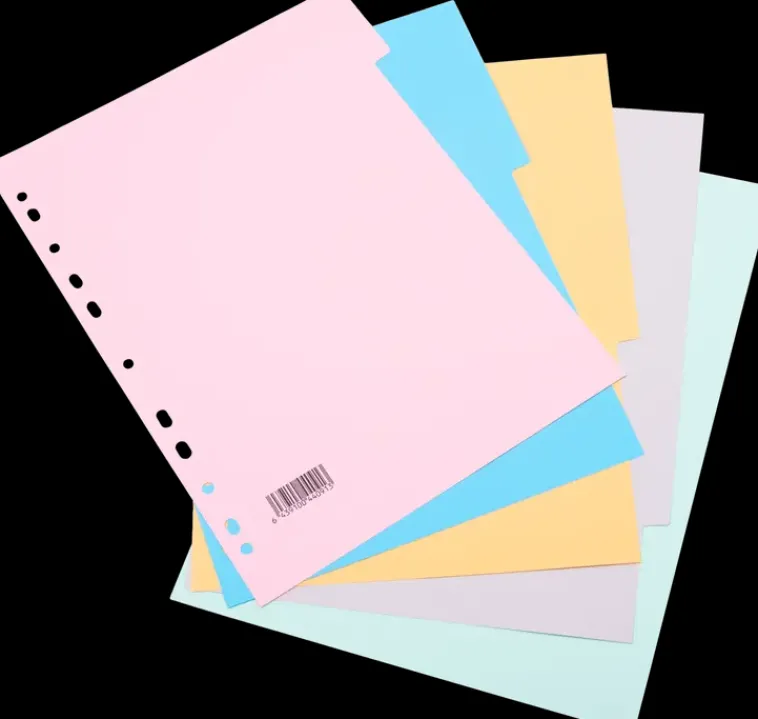 Walki Paperitarvikkeet>Valilehti A4 1-5 Jakoinen Varillinen