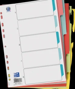 Oxford Paperitarvikkeet>Valilehti A4/5 Varillinen 160G