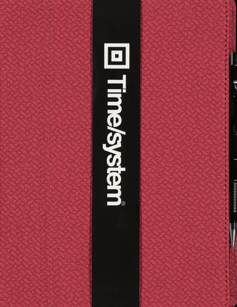 TimeSystem Kalenterit>Vuosikalenteri Time System Memory A5 Burgundy 2024