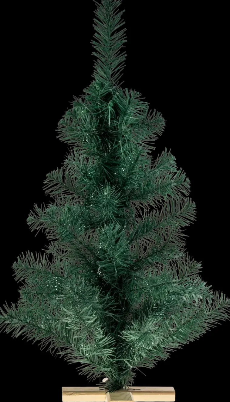 Weiste Sesonkijuhlatarvikkeet>Vihrea Eko-Puukuitukuusi 60Cm, Puujalka