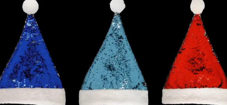 Winteria Sesonkijuhlatarvikkeet>Paljetti Tonttulakki Lajitelma