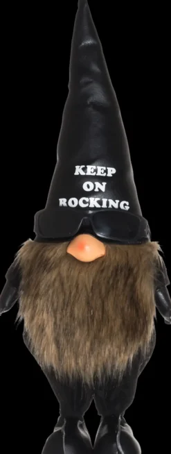 Winteria Sesonkijuhlatarvikkeet>Tonttu Keep On Rocking 51 Cm