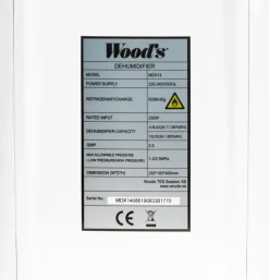 Wood's Ilmastointi Ja Huoneilma<Mdx14 Kosteudenpoistaja Kylpyhuoneeseen Max 40M2